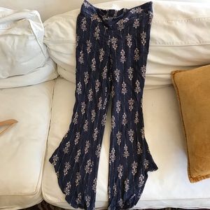Free people flowy cropped pants